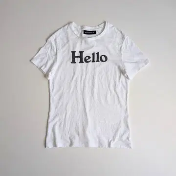 MADISONBLUE HELLO CREW NECK TEE 티셔츠