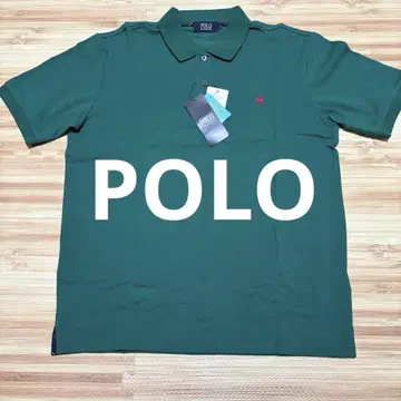 POLO 폴로 다크 그린 남성용 폴로 셔츠 골프 폴로 셔츠 L L 새상품