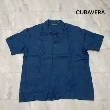 CUBAVERA 쿠바베라 쿠바 셔츠 반팔 자수 린넨 USA 기획