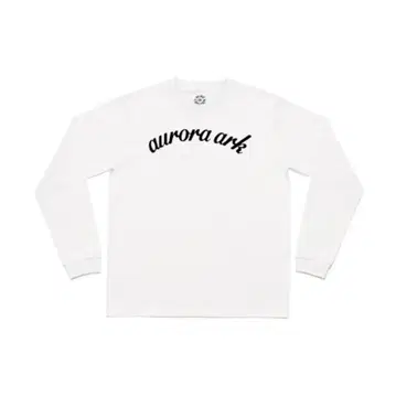 BUMPOFCHICKEN aurora ark 롱 슬리브 티셔츠 화이트 M