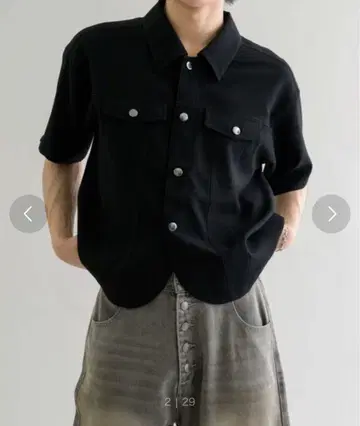 epnok 자켓 같은 하프 슬리브 셔츠