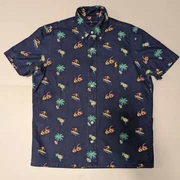 Ralph Lauren 알로하 셔츠 네이비