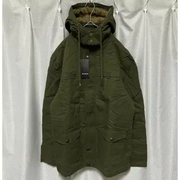 남성용 밀리터리 자켓 면 소재 후드 부착 4XL 리브 그린 따뜻한