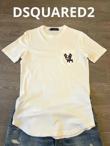 DSQUARED2 개 포켓 티셔츠