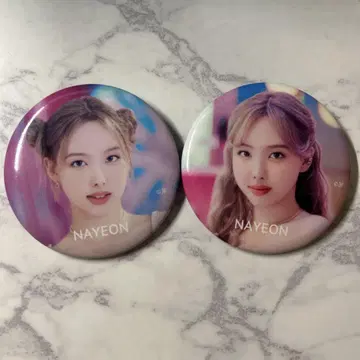TWICE 나연 once day 캔뱃지 2개 세트