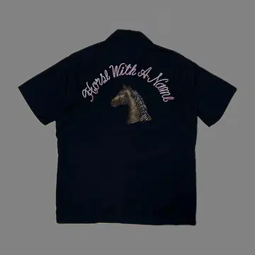 Horses With A Name 네이비 워크 셔츠