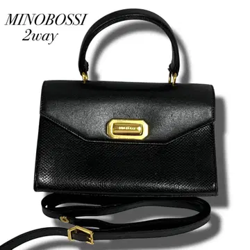 MINOBOSSI 미노보시 블랙 숄더백 이탈리아제 2way