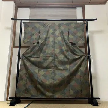 얇은 명주 기모노 꽃무늬 패턴 교육용 실 PK-1188