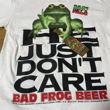 90s BUDWEISER 버드와이저 BOOTLEG BAD FROG