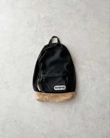90s 00s OUTDOOR 백팩 블랙 US 기획 바닥 스웨이드