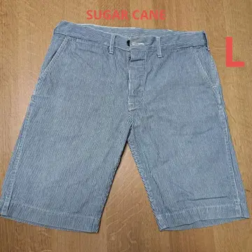 SUGAR CANE 스트라이프 하프 팬츠