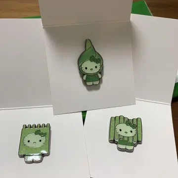 오사카 엑스포 헬로 키티 조 키티 핑 배치 3 세트