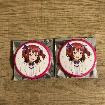 Aqours 쿠로사와 루비 9주년 캔뱃지