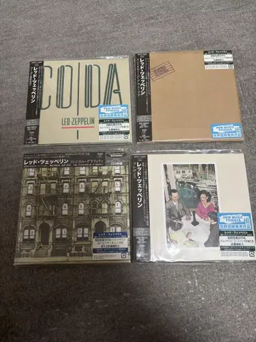 오비 포함 레드 제플린 리마스터 CD 4장 세트