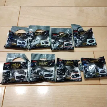UCC 공격 메노 닛산 명차 1/72 블랙 미니카 8개 세트 (전 8종)