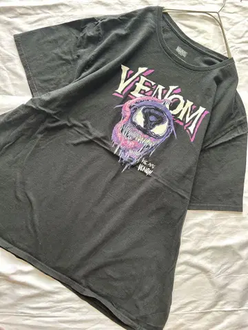 마블 VENOM 티셔츠 블랙 블랙 무비 3X