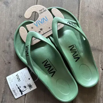 VIVA! 비바 아일랜드 비치 샌들 카키 24cm 일본제