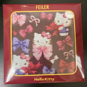 새상품 FEILER 페이러 산리오 콜라보 헬로키티 케이스 포함