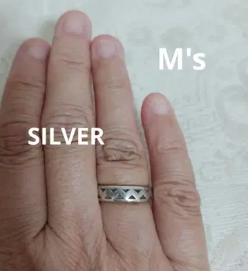M's SILVER 반지