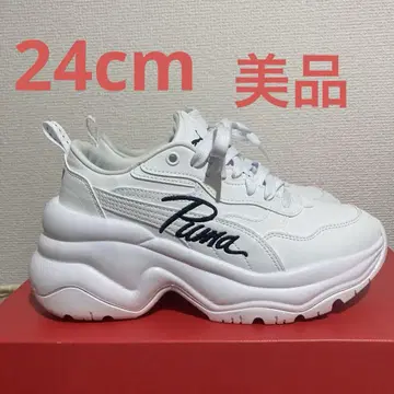 푸마 24cm 여성용 스니커즈 통굽