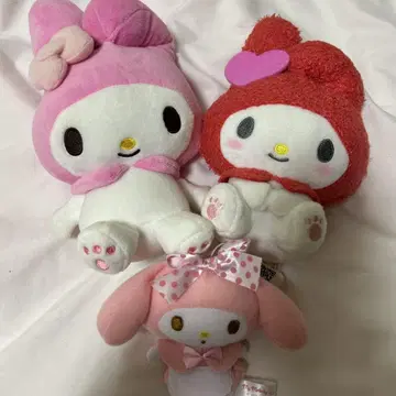 마이멜로디 봉제 인형 3개 세트