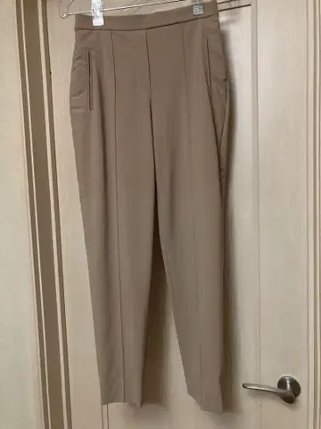 띠어리 이지 팬츠 카멜 브라운 M