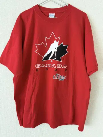새상품급 빈티지 티셔츠 00s XL GILDAN 캐나다 대표 아이스하키