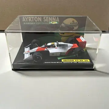 MINICHAMPS 맥라렌 MP4/4 아이르톤 세나 1/43 스케일