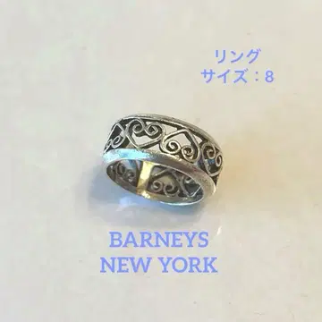 바니스 뉴욕 BARNEYS NEW YORK 반지 8 실버