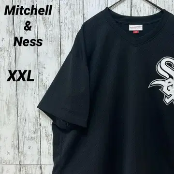 Mitchell & Ness 시카고 화이트 양말 게임 셔츠 XXL