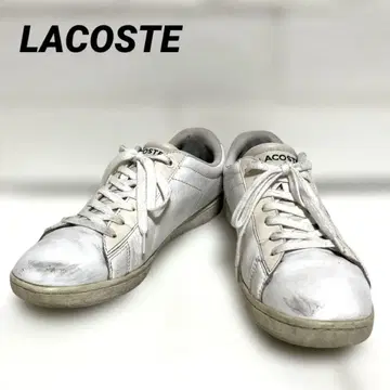 LACOSTE/라코스테 가죽 로우 컷 스니커즈 30896 0616