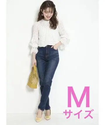 아푸와이저 리셰 하이 웨스트 스트레치 스키니 팬츠 인디고 M