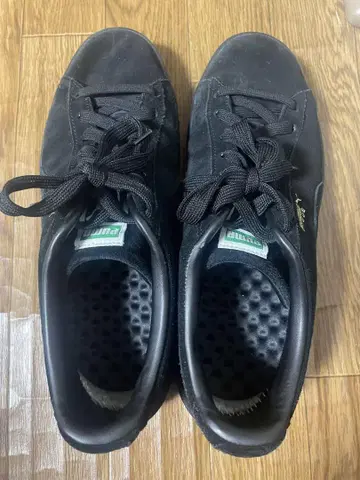 푸마 스웨이드 클래식 블랙 블랙