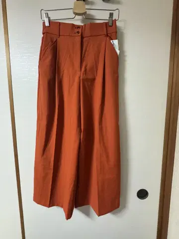 PLST 미사용 새상품 오렌지 와이드 팬츠