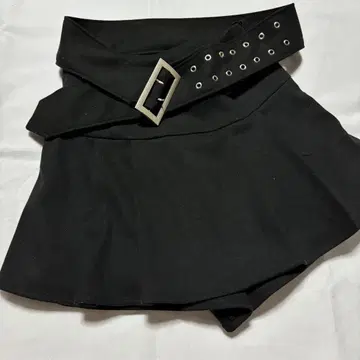 darich 비둘기 벨트 플리츠 미니 스커트