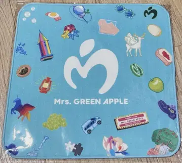 Mrs. GREEN APPLE 랜드마크 팝업 미니 타월 블루