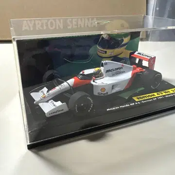 MINICHAMPS 맥라렌 아이르톤 세나 1/43 스케일 MP4-6