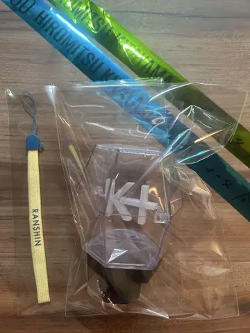 키타야마 히로미츠 응원봉 탑 란신 은색 테이프 zoo