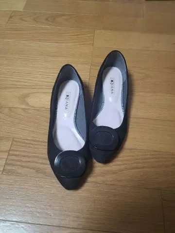 다이애나 DIANA 로우 힐 펌프스 스웨이드 블랙 23.5cm