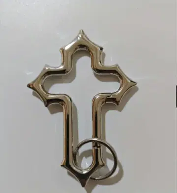 크로스형 실버 키링