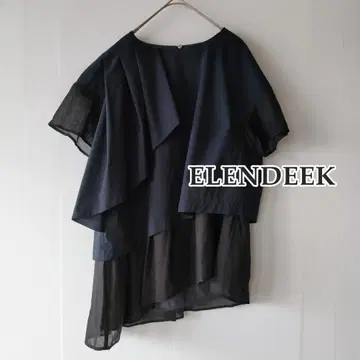 23SS 엘렌딕 ELENDEEK 블라우스 반팔 비대칭