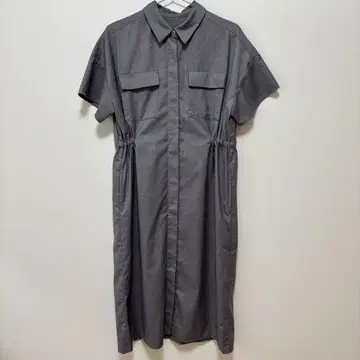 SOEJU 반팔 셔츠 원피스/FREE/폴리에스테르/GRY
