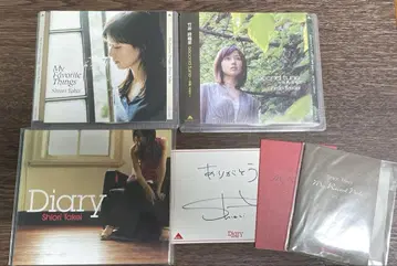 타케이 시오리 CD 4장 세트 사인 카드 포함