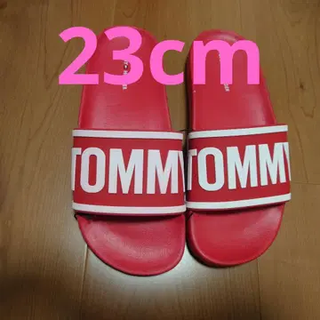 TOMMY HILFIGER 샌들 23cm 레드 / 타미힐피거