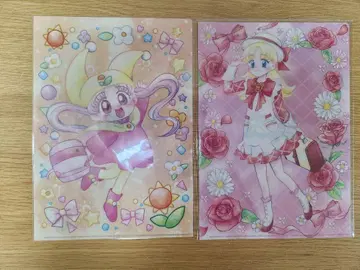 니치아사 걸스 샵 내일의 나자 & 꿈의 크레용 왕국 클리어 파일 세트