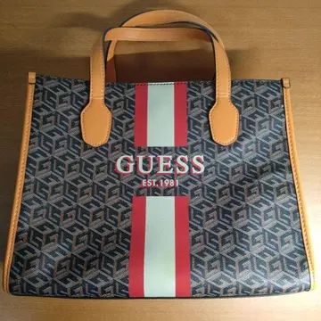 GUESS 숄더백 네이비/오렌지