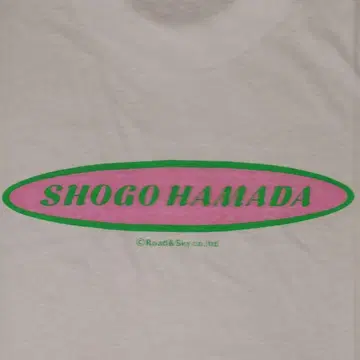 SHOGO HAMADA 하마다 쇼고 로고 티셔츠 싱글 스티치