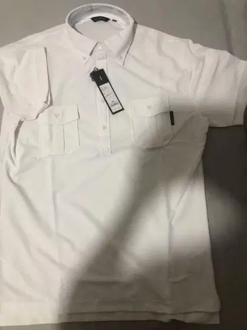 GDO ORIGINAL 반팔 버튼 다운 셔츠 화이트