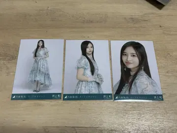 노기자카46 브로마이드 이노우에 카즈 네이블 오렌지 컴프