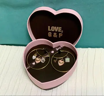 Juicy Couture Love G&P 새상품 하트 귀걸이